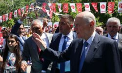 MHP Genel Başkanı Devlet Bahçeli'yi Amasya'da coşkulu bir kalabalık karşıladı