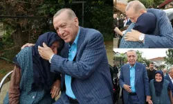 Cumhurbaşkanı Erdoğan, Eski Komşusunu Ziyaret Etti ve Halkla Buluştu
