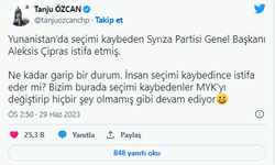 Tanju Özcan'ın Aleksis Çipras üzerinden Kemal Kılıçdaroğlu'na yaptığı gönderme gündem oldu