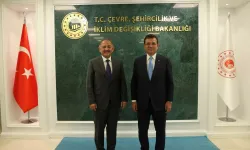 İBB Başkanı İmamoğlu, Bakan Özhaseki'ye ziyarette bulundu