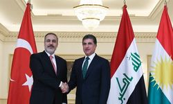 Dışişleri Bakanı Fidan, IKBY Başkanı Barzani ile Erbil'de Bir Araya Geldi