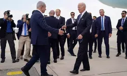ABD Lideri Joe Biden İsrail'de! Hastane'ye yapılan füze saldırılarına 'patlama' dedi