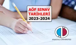 Anadolu Üniversitesi AÖF 2023-2024 Sınav Takvimi Belli Oldu mu? AÖF sınavları online mı, yüz yüze mi olacak?