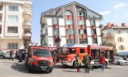 Ankara'da 7 Katlı Bir Binada Yangın