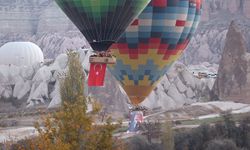 Kapadokya'da balonlar 10 Kasım' da Atatürk için havalandı