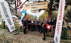 İLKSAN Tarafından Şehit Öğretmenler Adına Simav'da Park Açıldı