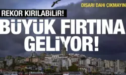 İstanbul ve Çok Sayıda İlde Büyük Fırtına Uyarısı! Rekor Seviyede Rüzgar ve Sağanak Yağış Bekleniyor