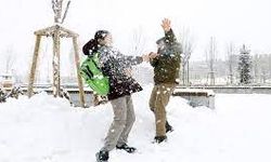 Erzurum'da kar yağışı, bazı ilçelerde okullar tatil!
