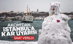AKOM'dan İstanbul'a uyarı! Haftasonu kar geliyor