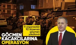 Ali Yerlikaya açıkladı! İzmir'de göçmen kaçakçılarına yönelik operasyonda 11 organizatör yakalandı