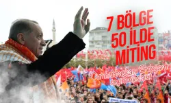 Cumhurbaşkanı Erdoğan'ın yerel seçim mesaisi! 50 ilde miting yapacak