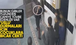 Diyarbakır'da camide Kur'an-ı Kerim eğitimi alan çocuklara bıçak çekti!