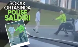 İstanbul'da Sokak Ortasında Polise Saldırı