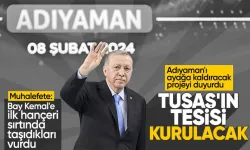 Cumhurbaşkanı Erdoğan duyurdu: TUSAŞ önderliğinde Adıyaman'ı ayağa kaldıracak proje