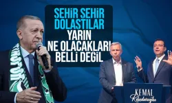 Cumhurbaşkanı Erdoğan'dan İmamoğlu ve Yavaş'a mesaj: Şehir şehir dolaştılar yarın ne olacakları belli değil