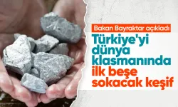 Bakan Bayraktar açıkladı: Türkiye'yi dünya klasmanında ilk 5'e sokacak