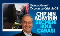 CHP'li Şükrü Erdem'in "Bana güvenin Öcalan terörist değil" diyerek seçmeni ikna etme çabası kameraya yansıdı