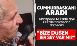Cumhurbaşkanı Erdoğan, Maltepe'de CHP'lilerin darbettiği Ramazan amcayı aradı