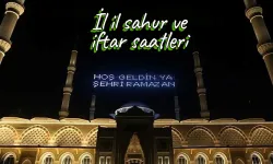 İl il sahur ve iftar saatleri: İstanbul, Ankara, İzmir ve il il İftar ve sahur saatleri…