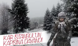 Meteoroloji uyarmıştı! Kar İstanbul'un kapısına dayandı