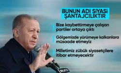 Cumhurbaşkanı Erdoğan Malatya'da: Bunun adı siyasi şantajcılıktır