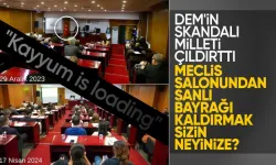 DEM Partili Belediye Meclisi'nden Türk Bayrağı Skandalı: Tepkiler Büyüyor