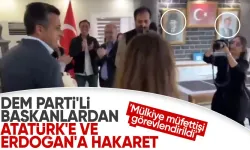 DEM Parti'den Diyarbakır Sur'da Atatürk'e ve Cumhurbaşkanı Erdoğan'a hakaret! Soruşturma başlatıldı