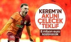 Galatasaray'ın yıldızı Kerem Aktürkoğlu'na çılgın teklif! 8 milyon euro kazanacak