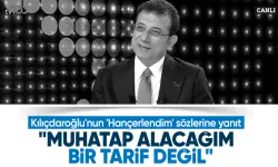 İmamoğlu'ndan Kılıçdaroğlu'nun 'Sırtımdan hançerledi' sözlerine yanıt