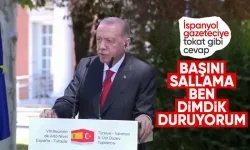 Cumhurbaşkanı Erdoğan'dan İspanyol Gazeteciye Sert Yanıt: "Başını Sallama Ben Sallamıyorum"