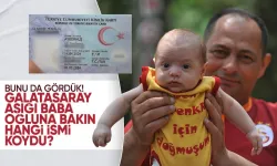 Galatasaray fanatiği baba oğluna Nuri Icardi ismini verdi