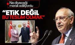 Kılıçdaroğlu'ndan Erdoğan-Akşener görüşmesine ilk yorum