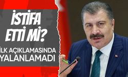 Sağlık Bakanı Fahrettin Koca istifa mı etti? İlk açıklamasında yalanlamadı
