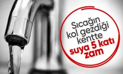 Antalya'da Su Fiyatlarına Yüzde 446 Zam Şoku