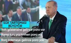 Cumhurbaşkanı Erdoğan: "Büyükşehirlerde SGK borçlarının yüzde 76'sı CHP'li belediyelere ait."