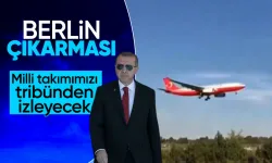 Cumhurbaşkanı Erdoğan'dan Berlin çıkarması! Milli maç için Almanya'ya gitti