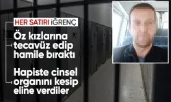 15 ve 17 yaşındaki kızlarına tecavüz eden baba cezaevinde cinsel organını kesti