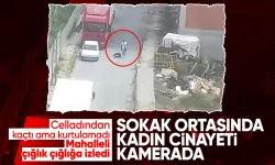 Arnavutköy'de sokak ortasında kadın cinayeti! Kendisinden kaçan eşini katleden adam kamerada