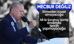 Cumhurbaşkanı Erdoğan: "AB ile Şanghay İşbirliği Arasında Tercih Yapmayacağız"