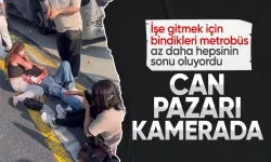 Küçükçekmece'deki Metrobüs Kazasında Yaşanan Can Pazarı Kamerada