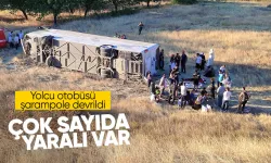 Malatya'da Yolcu Otobüsü Şarampole Devrildi: 22 Yaralı