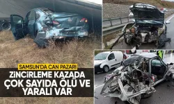 Samsun'da can pazarı! Zincirleme kazada çok sayıda ölü ve yaralı var