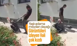 75 yaşındaki adamı acımasızca darp etti, o anlar kameraya yansıdı