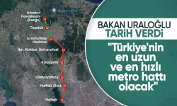 Abdulkadir Uraloğlu Halkalı-İstanbul Havalimanı Metro Hattı'nda çalışmaları inceledi