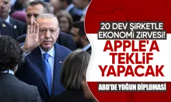 Cumhurbaşkanı Erdoğan'dan 20 dev şirketle ekonomi zirvesi! Türkiye'den Apple'a teklif