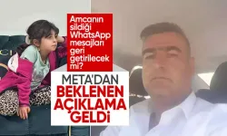 Narin'in amcası Salim Güran'ın sildiği mesajlar geri getirilecek mi? Meta'dan beklenen açıklama