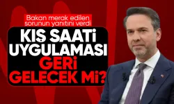 Bakan Alparslan Bayraktar açıkladı! Kış saati uygulamasına geri dönülecek mi?