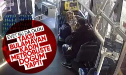 Bir İstanbul dramı! Taksi bulamayınca metrobüste doğum yaptı! O anlar kamerada