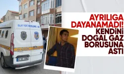 Eşinden ayrılan genç, asılı halde bulundu