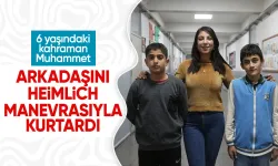 Nefes borusuna elma parçası kaçan arkadaşını Heimlich manevrasıyla kurtardı